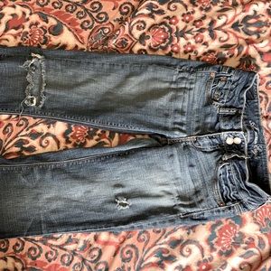 American eagle size 2 low rise bootcut jeans.